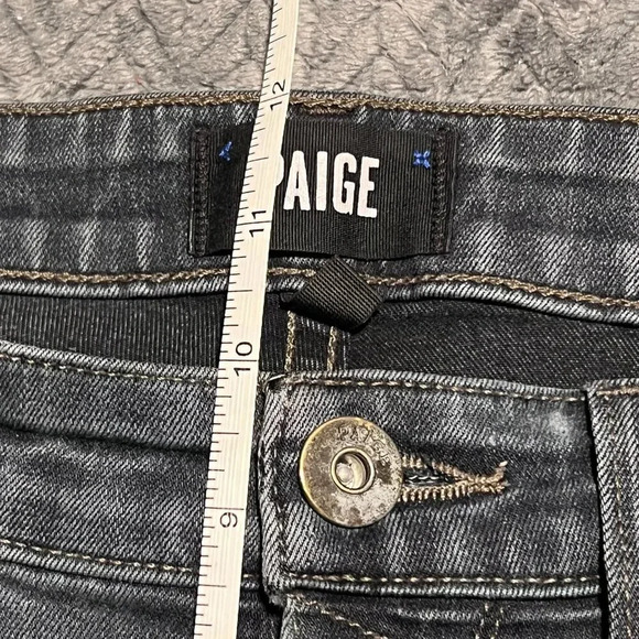 PAIGE Federal Jeans Acid Wash Dark Blue Men's Slim Straight Size 31 - Picture 11 of 13